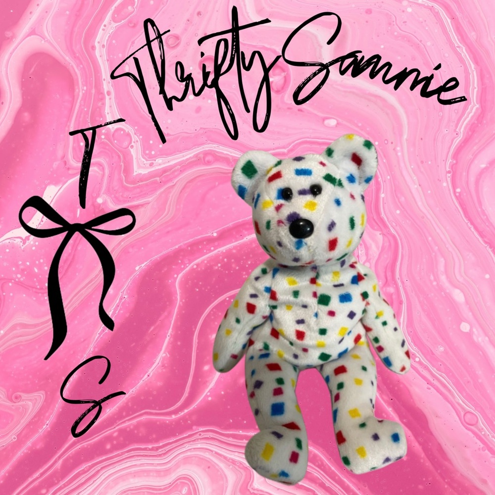 1999 2K Vintage Rare TY Beanie Baby Bear